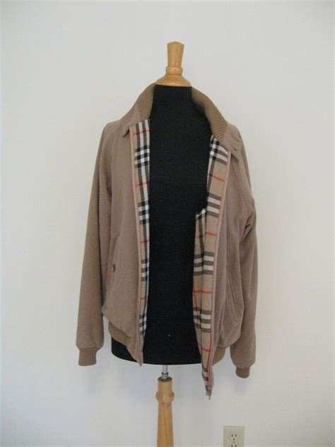 burberry plaid lined jacket